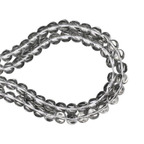 Round Crystal Beads, DIY, clear, 10mm, Sold Per 38 cm Strand