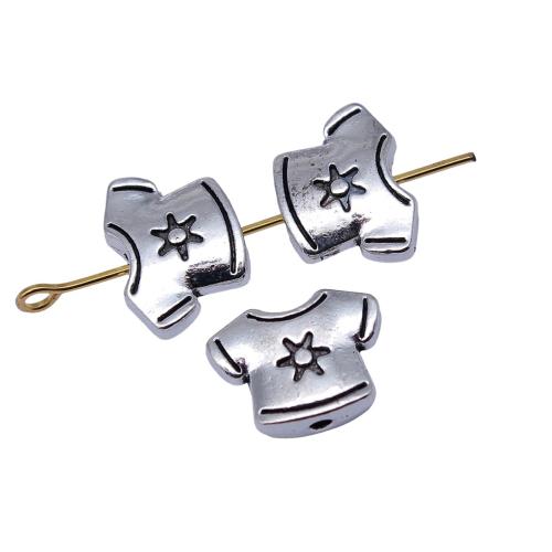 Tibetan Style Flat Beads, plated, DIY, 13x10x4.20mm, Sold By PC