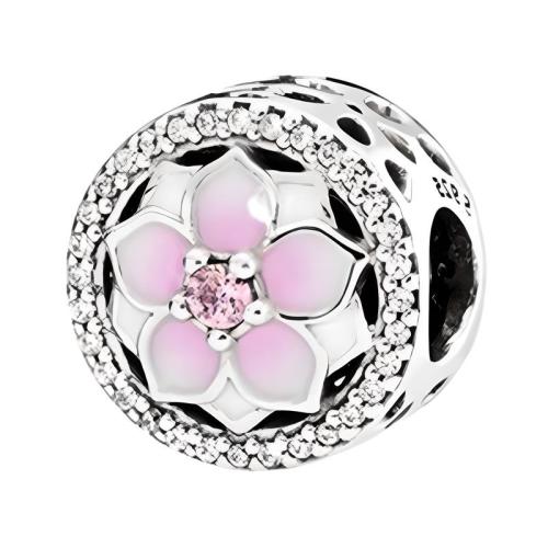 Abalorios Estilo Europeo de Aleación de Zinc, chapado, Bricolaje & diferentes estilos para la opción & esmalte & con diamantes de imitación, beads length 10-30mm, Vendido por UD