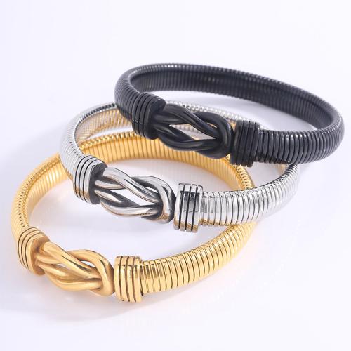 Acier inoxydable 304 bracelet ordinaire, Placage, élastique & pour homme & creux, plus de couleurs à choisir, Vendu par PC
