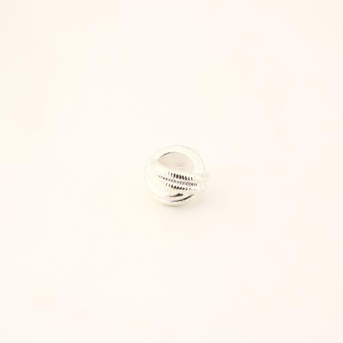Brass Beads, DIY, silver color, 5x6x6mm, Sold By PC