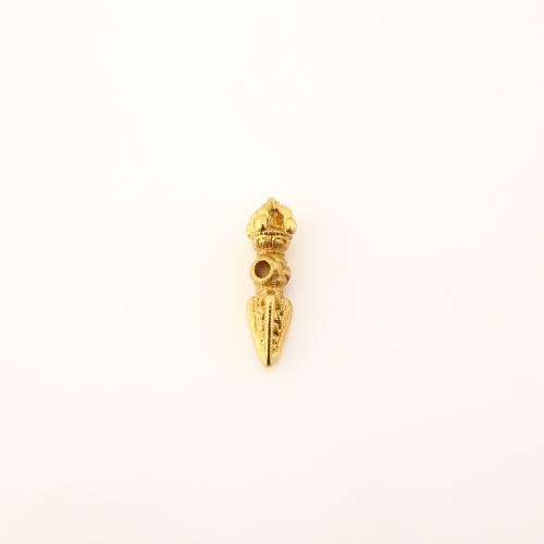 Brass Beads, DIY, golden, 13x5.50x5.50mm, Sold By PC