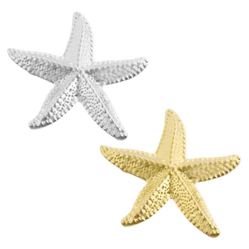 Stainless Steel Animal Pendants, 304 Stainless Steel, Starfish, plated, DIY, more colors for choice, 10PCs/Bag, Sold By Bag