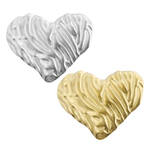 Stainless Steel Heart Pendants, 304 Stainless Steel, plated, DIY, more colors for choice, 10PCs/Bag, Sold By Bag