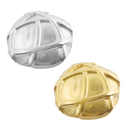 Stainless Steel Pendants, 304 Stainless Steel, Button Shape, plated, DIY, more colors for choice, 10PCs/Bag, Sold By Bag