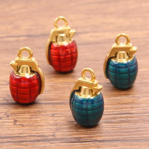 Colgantes de Acero Inoxidable, acero inoxidable 304, Granada, chapado en color dorado, Bricolaje & esmalte, más colores para la opción, 10PCs/Bolsa, Vendido por Bolsa
