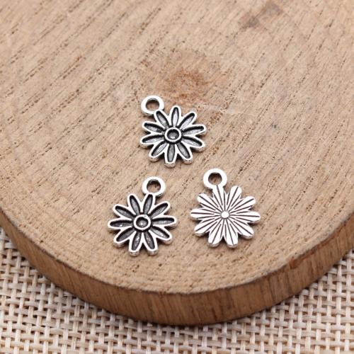 Colgantes de Aleación de Zinc en Forma Flor, chapado, Bricolaje, más colores para la opción, Vendido por UD