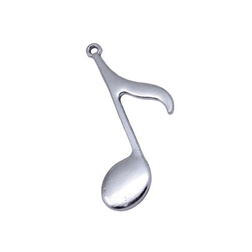 Instrumento musical en forma de colgantes de la aleación de Zinc, Nota de la Música, chapado, Bricolaje, Vendido por UD