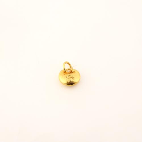 Brass Jewelry Pendants, DIY, golden, 10x8x3.50mm, Sold By PC