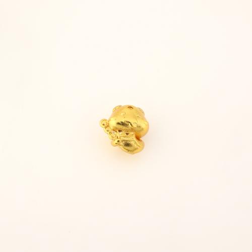 Brass Beads, DIY, golden, 11.50x9x8mm, Sold By PC