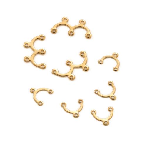 Stainless Steel Connector, 304 Stainless Steel, plated, DIY, more colors for choice, 100PCs/Bag, Sold By Bag