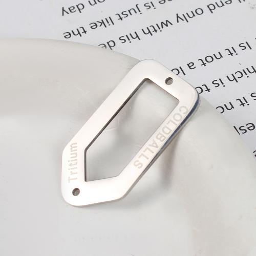 Stainless Steel Connector, 304 Stainless Steel, silver color plated, DIY, silver color, 22.88x1.38x43.21mm, Sold By PC