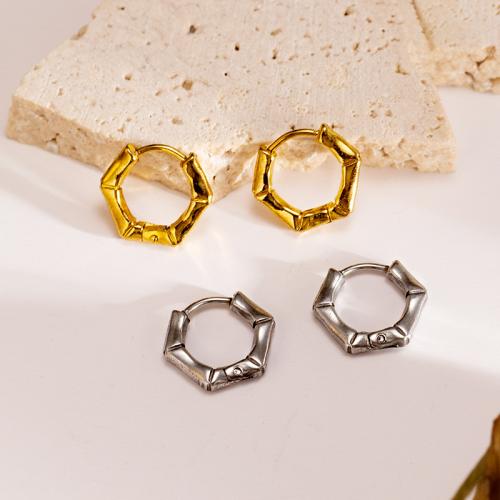 Huggie Ohrreifen, 304 Edelstahl, plattiert, Modeschmuck, keine, verkauft von Paar