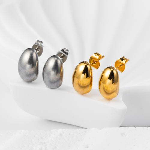 Stainless Steel Stud Earrings, 304 Stainless Steel,  , plated, fashion jewelry, more colors for choice, Sold By Pair