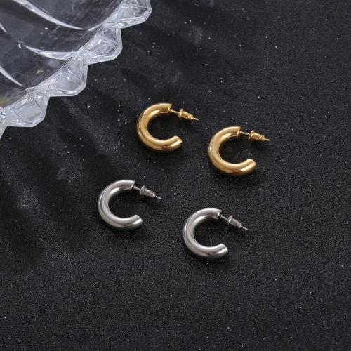 Stainless Steel Stud Earrings, 304 Stainless Steel, plated, fashion jewelry, more colors for choice, Sold By Pair