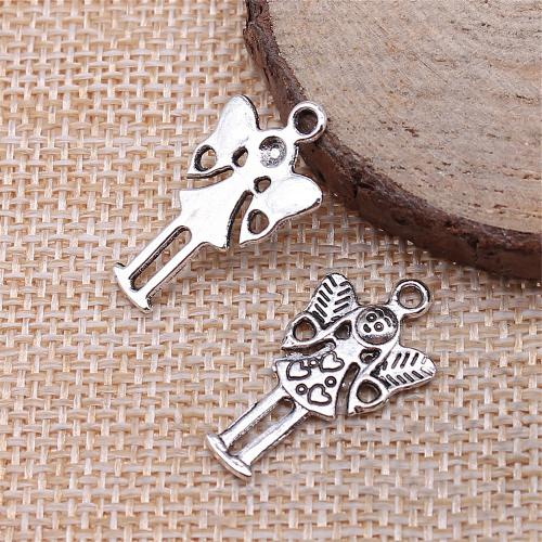 Tibetan Style Pendants, Angel, plated, DIY & hollow, Sold By PC