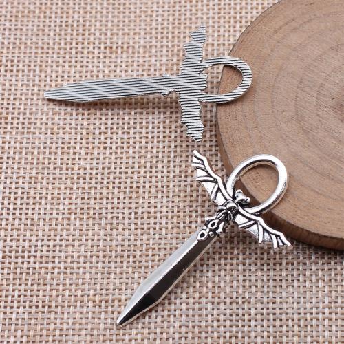 Tibetan Style Pendants, plated, DIY, Sold By PC