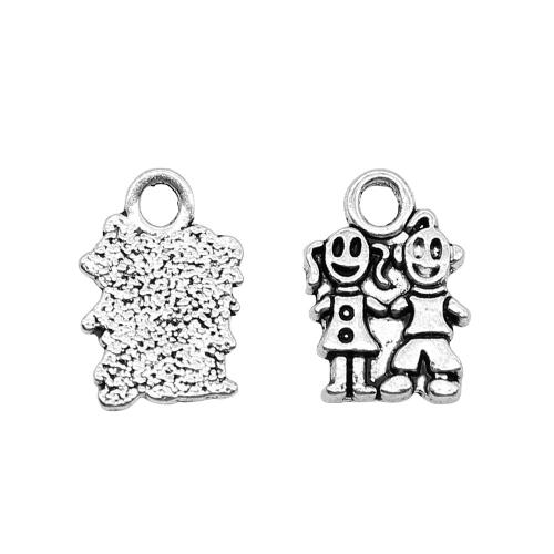 Pendentifs en forme de personnage en alliage de Zinc, Placage, DIY, Vendu par PC