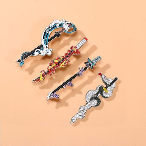 Broche émail, alliage de zinc, Irrégulière, unisexe & styles différents pour le choix, Vendu par PC