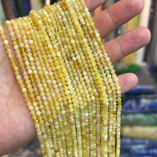 Opal Perlen, Gelber Opal, DIY, Grade A, 4mm, verkauft per ca. 16 ZollInch Strang