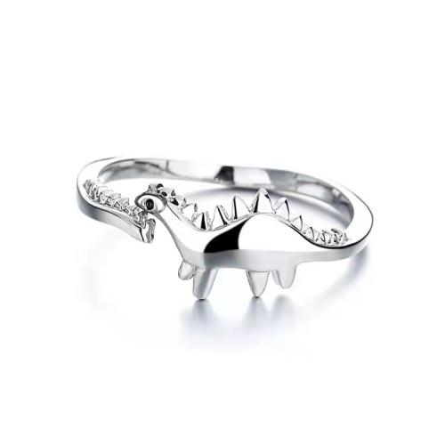 Tibetan Style Cuff Finger Ring, Dragon, antique silver color plated, Unisex & different styles for choice, US Ring Size:7, Sold By PC