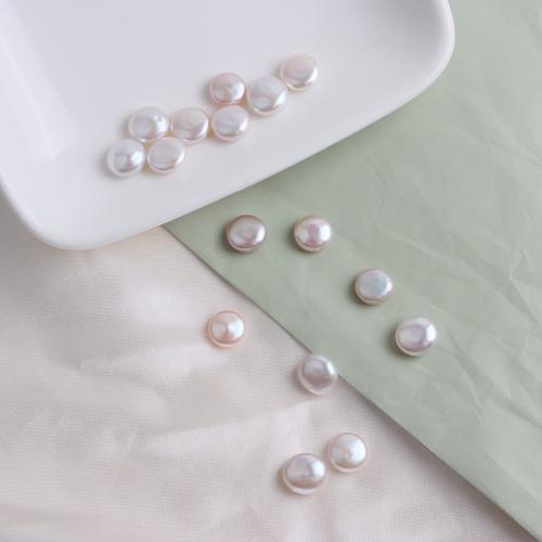 Cultured No Hole Freshwater Pearl Beads, Baroque, DIY, white, 12mm, Sold By PC