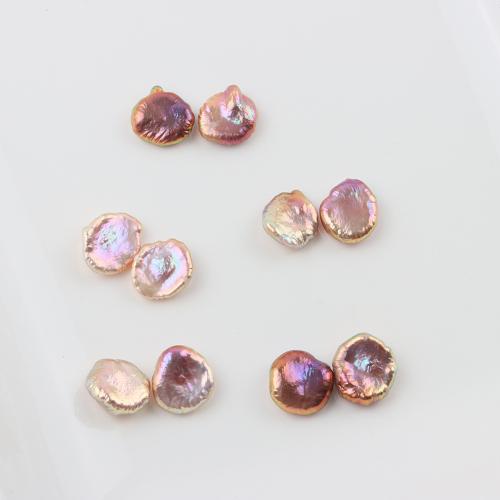 Cultured No Hole Freshwater Pearl Beads, Baroque, DIY, more colors for choice, 11-12mm, Sold By PC