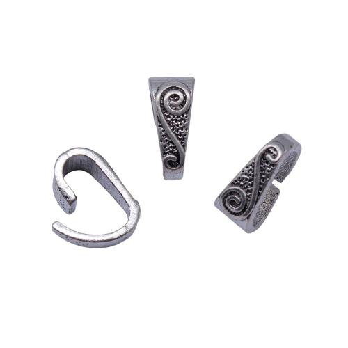 Tibetan Style Jewelry Clasp, plated, DIY, 16x14mm, 10PCs/Bag, Sold By Bag