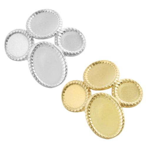 Edelstahl Anhänger Einstellung, 304 Edelstahl, plattiert, DIY, keine, 10PCs/Tasche, verkauft von Tasche