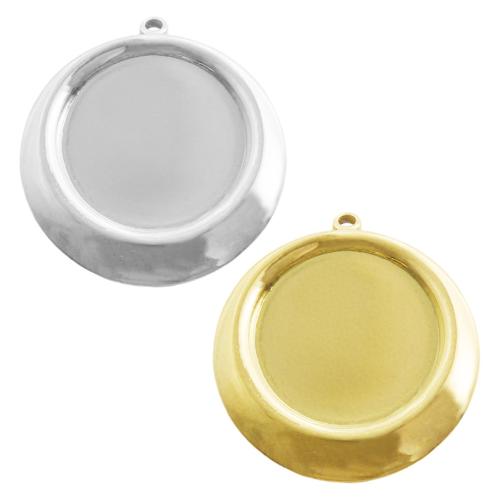 Stainless Steel Pendant Setting, 304 Stainless Steel, plated, DIY, more colors for choice, 10PCs/Bag, Sold By Bag