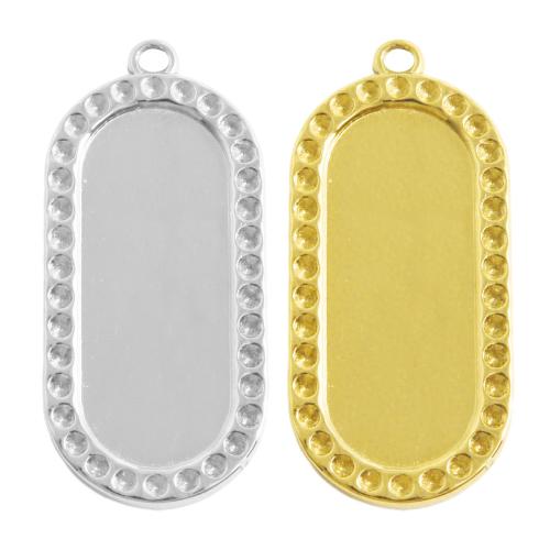 Edelstahl Anhänger Einstellung, 304 Edelstahl, plattiert, DIY, keine, 10PCs/Tasche, verkauft von Tasche