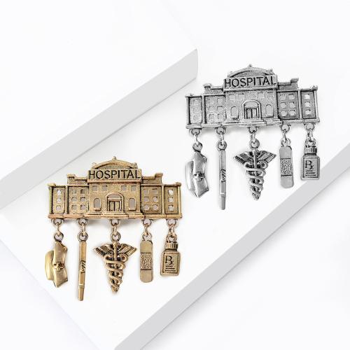 Tibetan Style Brooches, plated, fashion jewelry, more colors for choice, Sold By PC