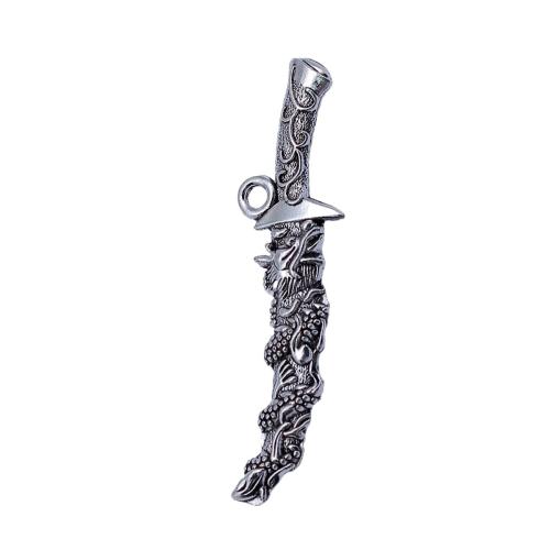 Pendentifs en alliage de zinc, épéesabre, Placage, DIY, Vendu par PC