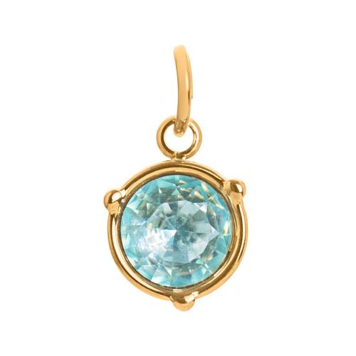 Stainless Steel Pendants, 304 Stainless Steel, Round, gold color plated, DIY & different styles for choice & with cubic zirconia, 8mm, Sold By PC