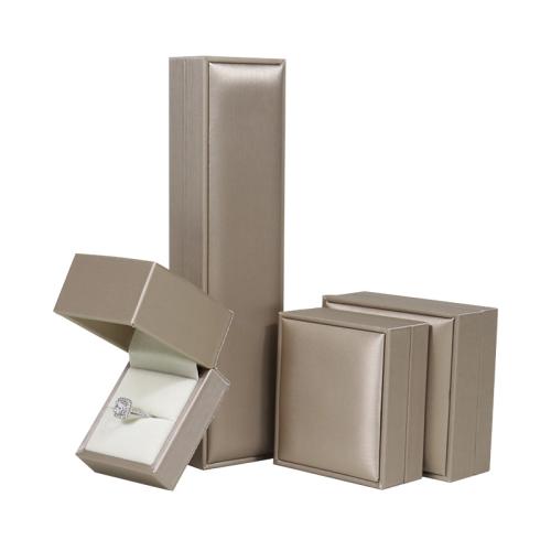 cuir PU boîte-cadeau, avec velours de coton & plastique, normes différentes pour le choix, plus de couleurs à choisir, Vendu par PC
