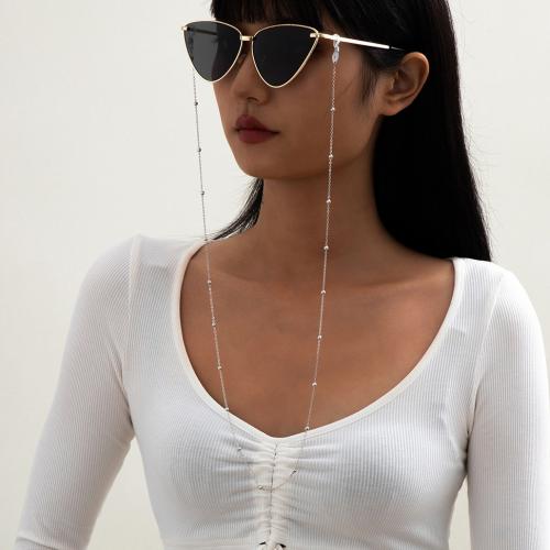 Tibetan Style Glasses Chain, gold color plated, fashion jewelry, more colors for choice, 50x50x10mm, Length:38 cm, Sold By PC