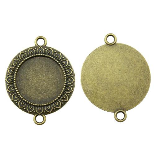 Tibetan Style Connector Setting, plated, DIY, more colors for choice, Inner Diameter:Approx 20mm, Sold By PC