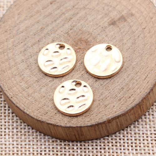 Pendentifs en alliage de zinc, Rond, Placage, DIY, plus de couleurs à choisir, 20PC/PC, Vendu par PC