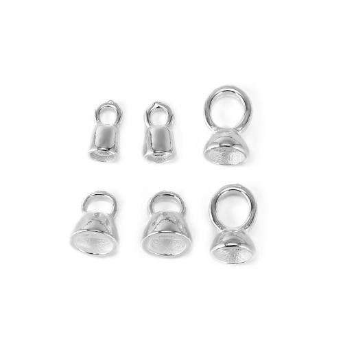 925 Sterling Silver Pendant Bail, DIY & different size for choice, silver color, Sold By PC