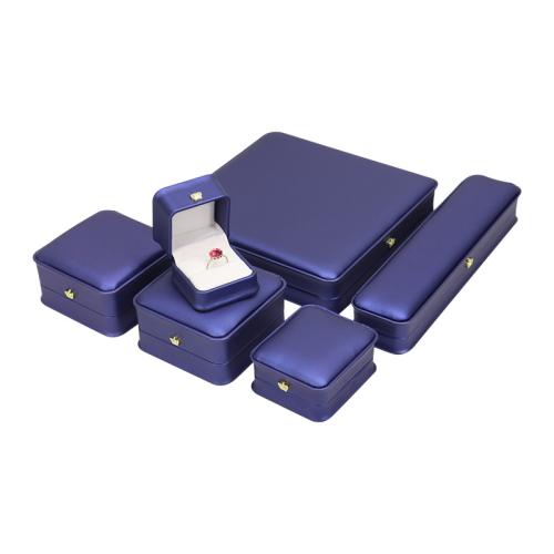 Plastic Gift Box, with PU Leather & Velveteen, different size for choice, more colors for choice, Sold By PC
