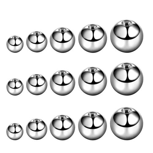 304 Stainless Steel Piercing Earring Findings, Round, plated, DIY & different size for choice, more colors for choice, Sold By PC