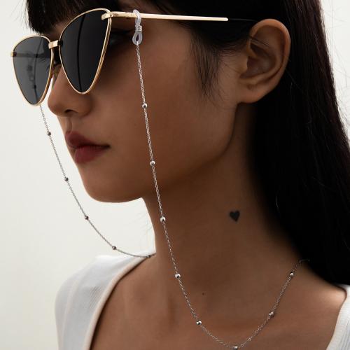 Tibetan Style Glasses Chain, gold color plated, fashion jewelry, more colors for choice, 50x50x50mm, Length:38 cm, Sold By PC