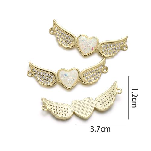 Colgantes de Ópalo Marino, metal, con Ópalo, chapado, Bricolaje & micro arcilla de zirconia cúbica & 1/1 aro, más colores para la opción, libre de níquel, plomo & cadmio, Vendido por UD