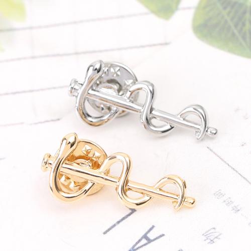 Tibetan Style Brooches, plated, fashion jewelry & Unisex, more colors for choice, Sold By PC