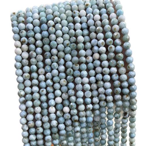Gemstone Jewelry Beads, Larimar, DIY, mixed colors, 4.50mm, Sold Per 38 cm Strand