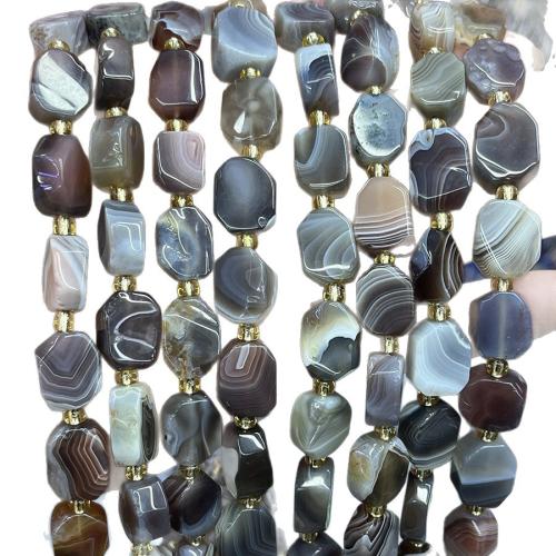 Natural Persian Gulf agate Beads, with Seedbead, DIY, mixed colors, 12-14mm, Sold Per 38 cm Strand