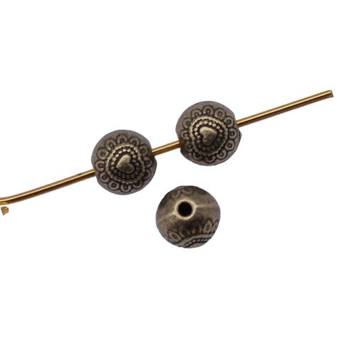 Tibetan Style Jewelry Beads, plated, DIY, antique bronze color, 40PCs/Bag, Sold By Bag