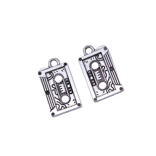 Pendentifs en alliage de zinc, Placage, DIY & creux, 10PC/sac, Vendu par sac