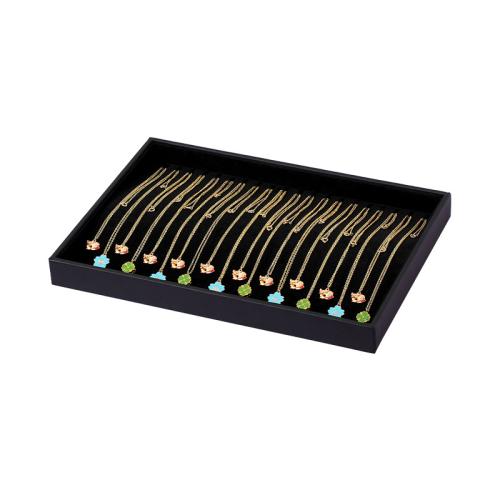 Velvet Necklace Display, Velveteen, Rectangle, more colors for choice, 350x240x30mm, Sold By PC
