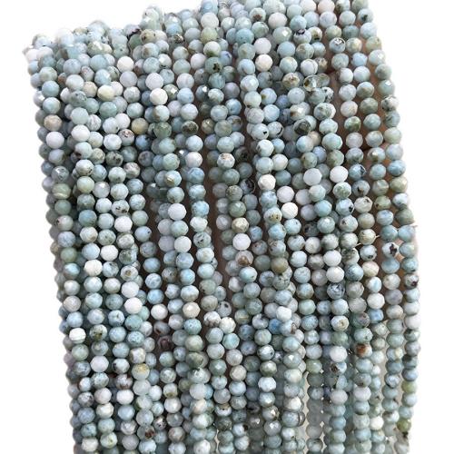 Gemstone Jewelry Beads, Larimar, DIY, mixed colors, 3.50mm, Sold Per 38 cm Strand